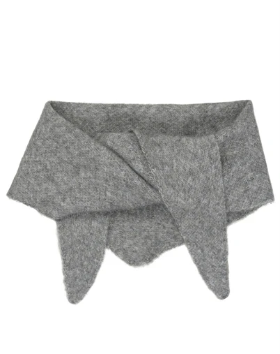 Mbym - Ziggiette-M Tørklæde - Medium Grey Melange